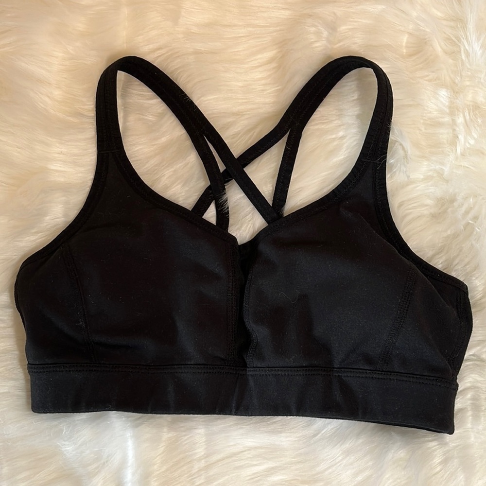 𝅺ZELLA Black Athletic Sports Bra
